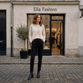 Trui met pareltjes - modelka voor Ella Fashion