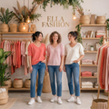 Ella Fashion - trzy modelki w swetrach